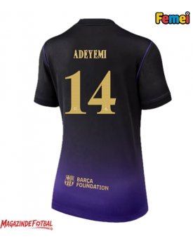 Barcelona Karim Adeyemi #14 Tricou Fotbal Replică 2026-27 Femei Deplasare Barcelona Karim Adeyemi #14 Tricou Fotbal Replică 2026-27 Femei Deplasare
